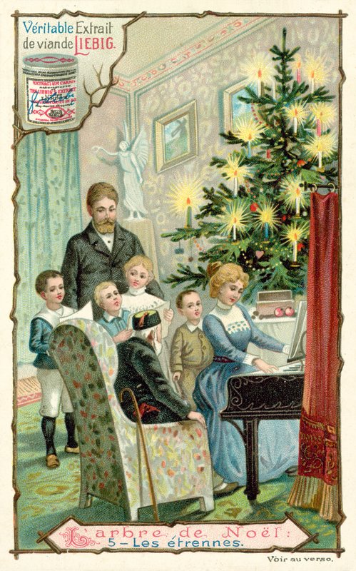 Karácsonyfa (chromolitho) alkotó: European School