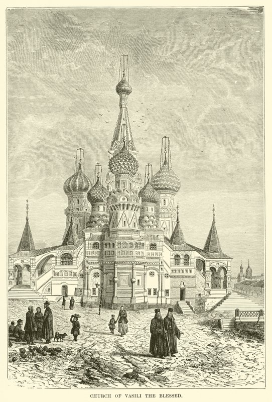 Boldog Vaszilij templom (metszet) alkotó: European School
