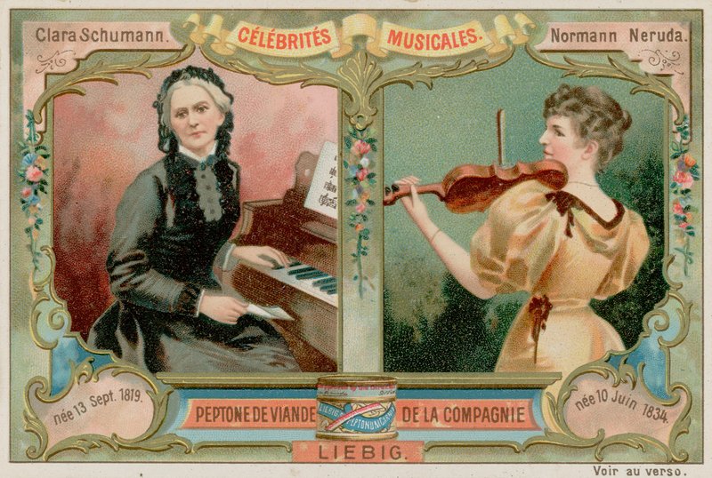 Clara Schumann és Wilma Neruda alkotó: European School