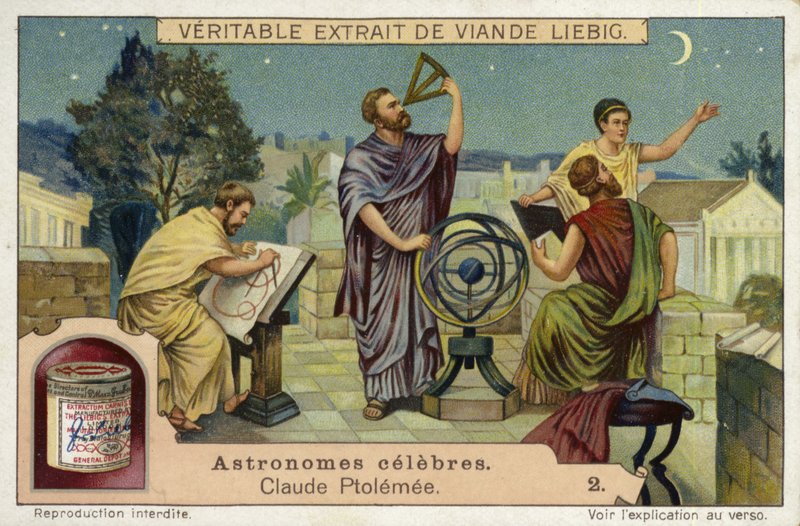 Claudius Ptolemaiosz, görög-római csillagász, matematikus és geográfus alkotó: European School