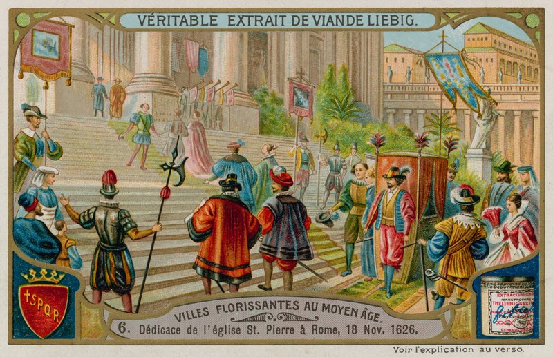 A római Szent Péter-bazilika felszentelése 1626-ban alkotó: European School