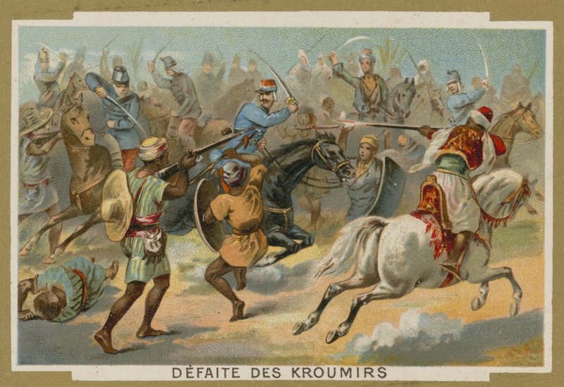 A kroumirok veresége a franciáktól, Tunézia, 1881 alkotó: European School