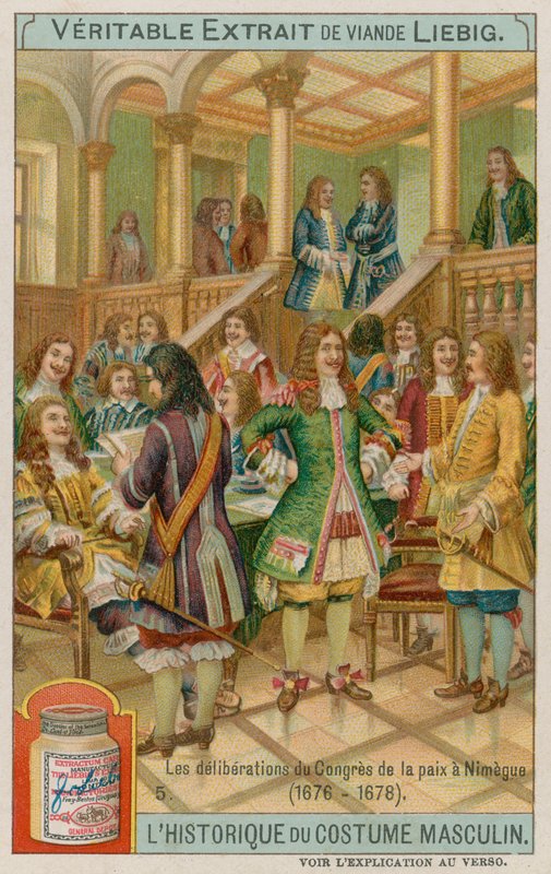Tanácskozások a békeszerződésekről Nijmegenben 1676-1678 alkotó: European School