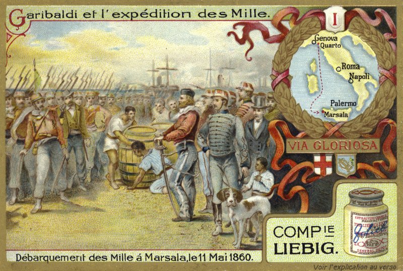 Ezrek kiszállása, Marsala, Szicília, 1860. május 11 alkotó: European School