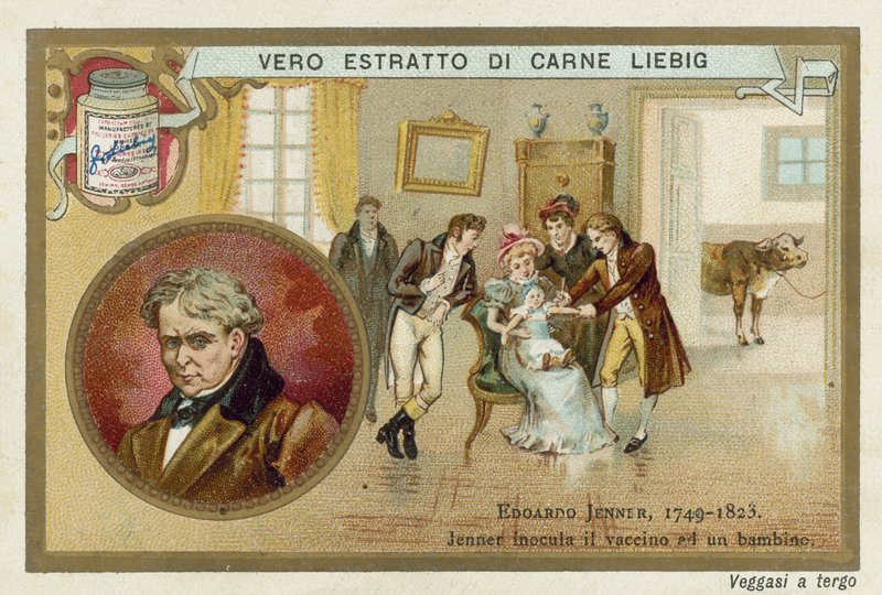 Edward Jenner angol orvos és tudós, aki felfedezte a himlő elleni vakcinát alkotó: European School