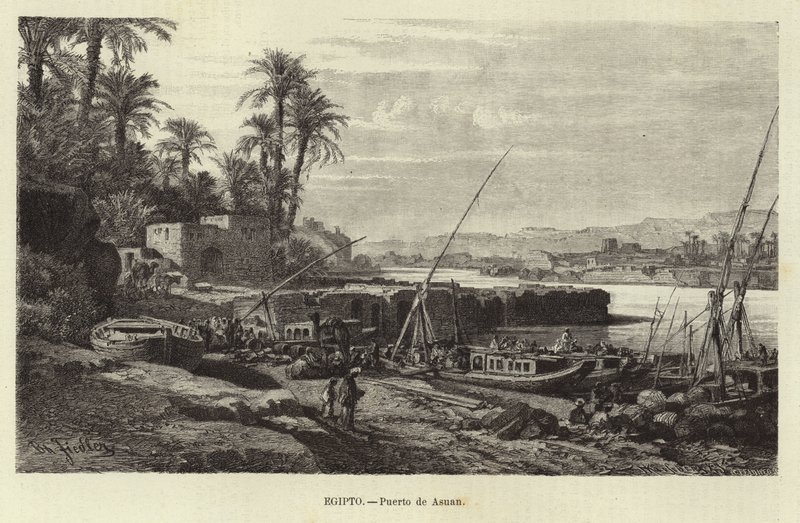Egyiptom – Asszuán kikötője alkotó: European School