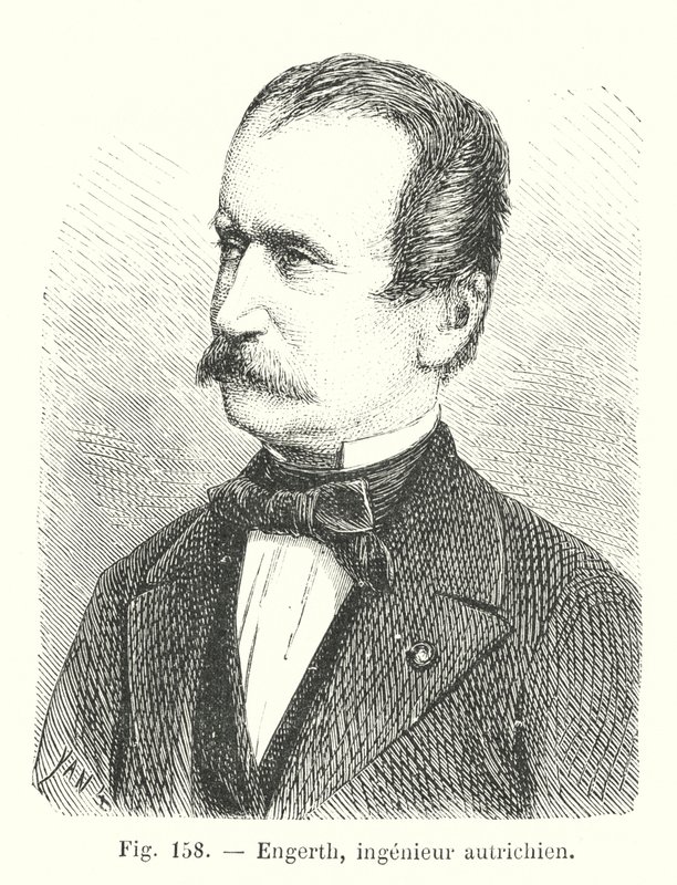 Engerth, osztrák mérnök (metszet) alkotó: European School