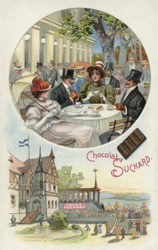 A Suchard csokoládé élvezete a szabadban alkotó: European School