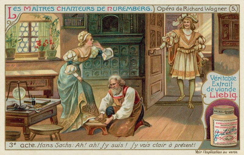 Eva és Walther újra találkoznak Hans Sachs műhelyében alkotó: European School