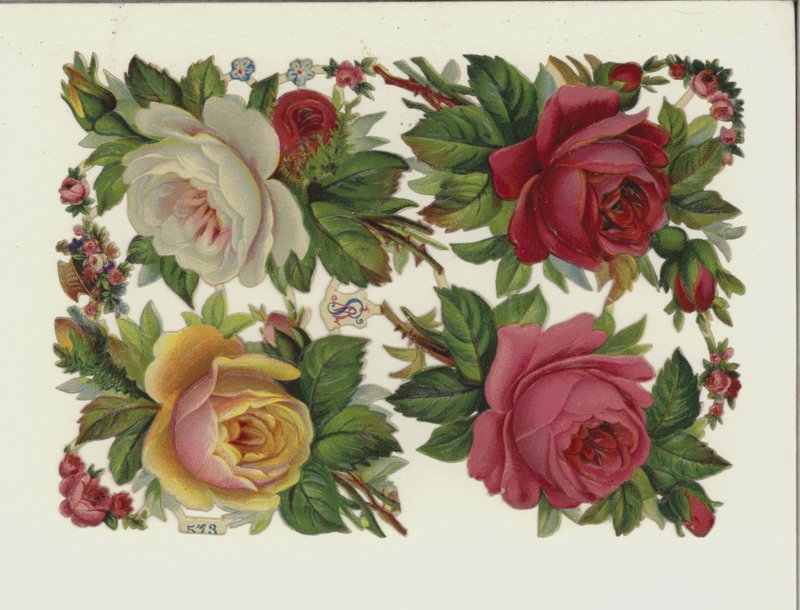 Virágok (chromolitho) alkotó: European School