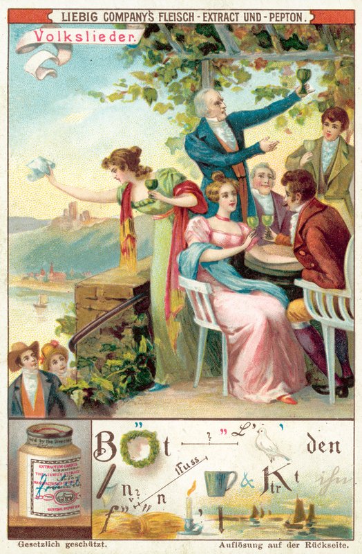 Népdal (chromolitho) alkotó: European School