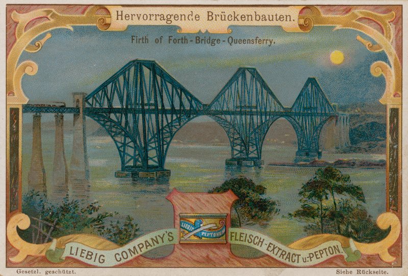 Forth híd Firth of Forth felett, Skócia alkotó: European School