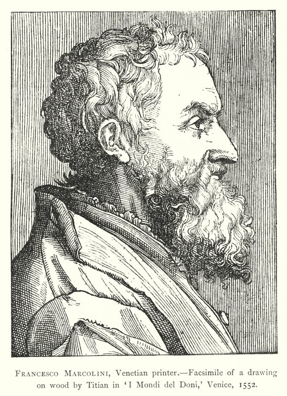 Francesco Marcolini, velencei nyomdász (metszet) alkotó: European School