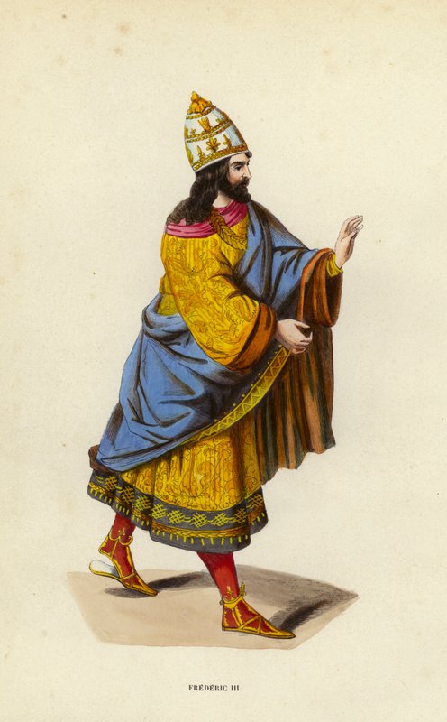 Frederic III (coloured engraving) alkotó: European School