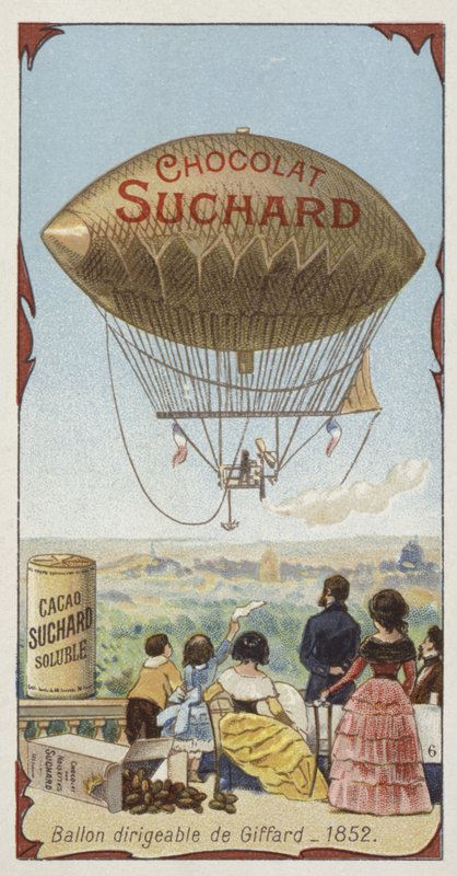 Giffards irányítható léghajó, 1852 alkotó: European School