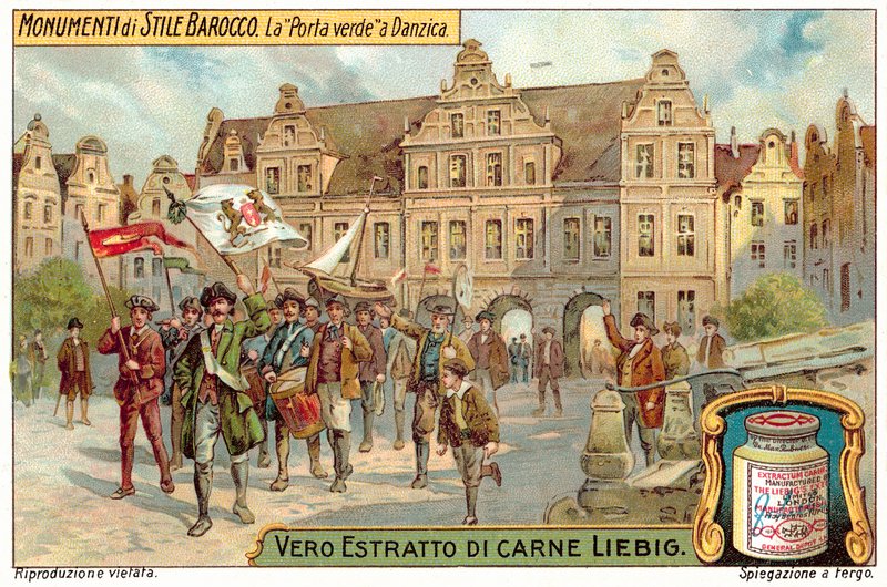 Green Gate, Danzig (chromolitho) alkotó: European School