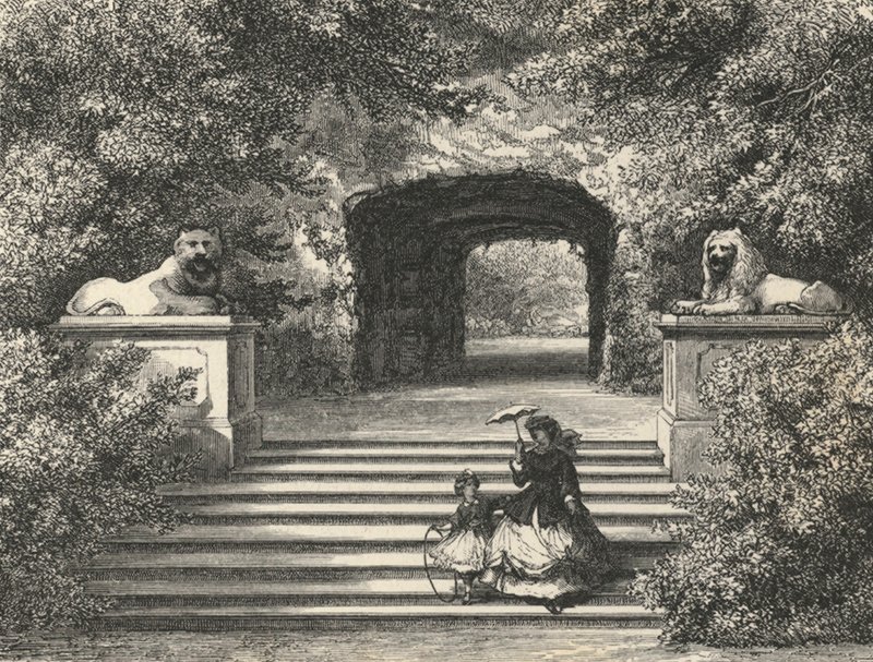 Thetis barlangja Sans-Souciban (metszet) alkotó: European School
