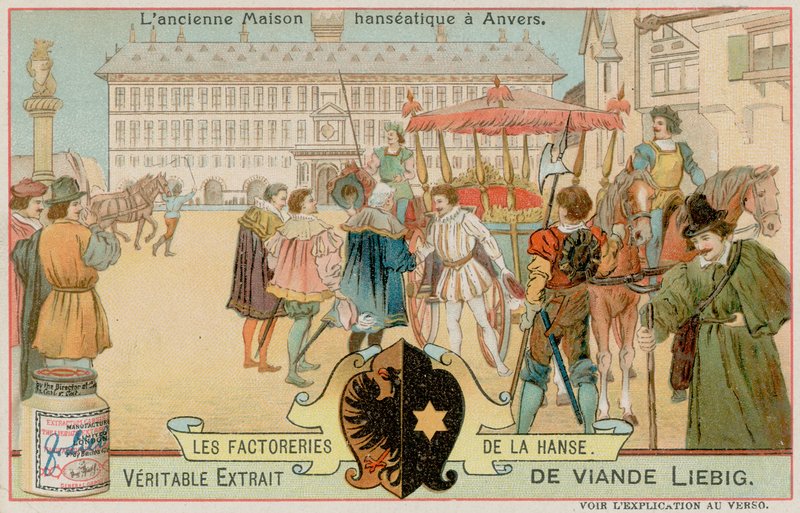 Hanza-ház Antwerpenben alkotó: European School