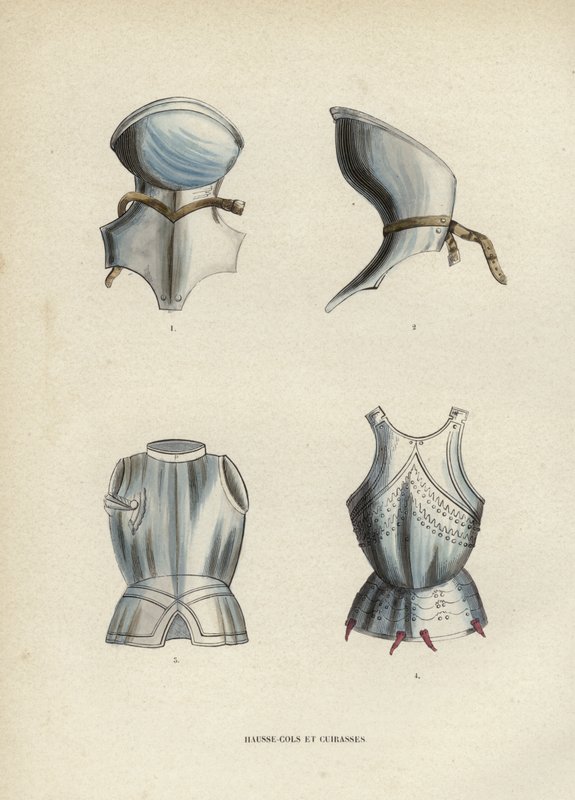 Szurdokok és melllemezek (színes gravírozás) alkotó: European School