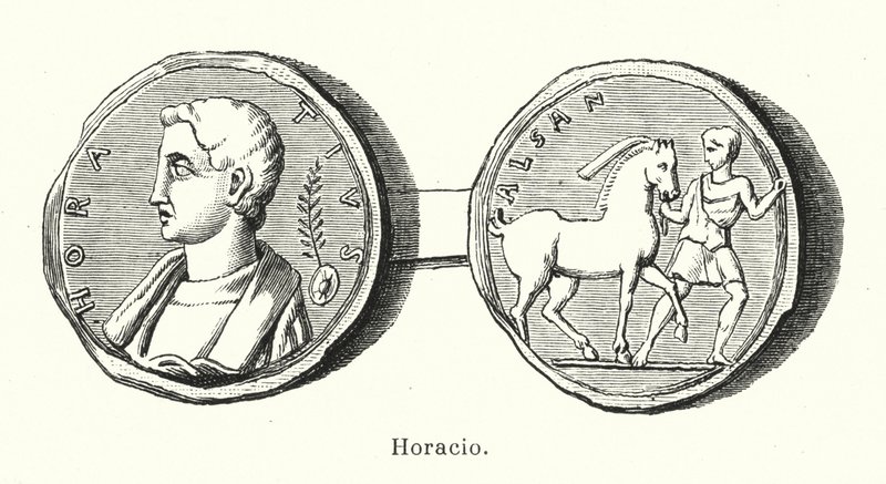 Horatius, római költő (litho) alkotó: European School