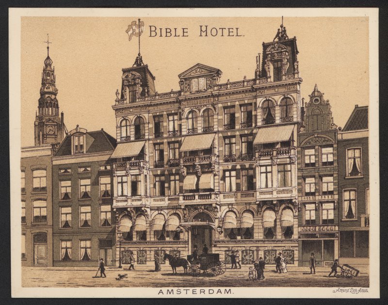 Hotel Trade Card (színes gravírozás) alkotó: European School