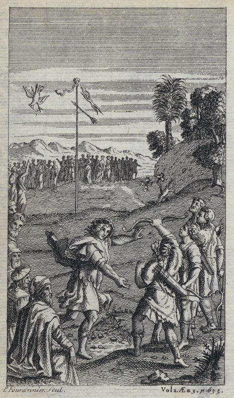 Illusztráció John Dryden Vergilius Aeneisének fordításához (metszet) alkotó: European School