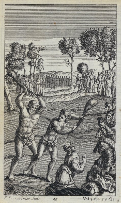 Illusztráció John Dryden Vergilius Aeneisének fordításához (metszet) alkotó: European School