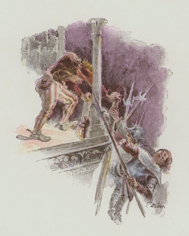 Illusztráció a Notre-Dame De Paris-hoz, Victor Hugo alkotó: European School