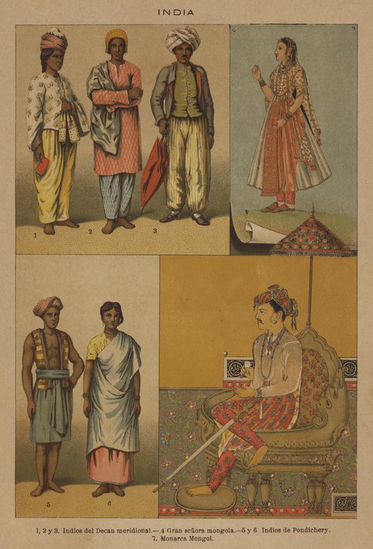 India (színes litó) alkotó: European School
