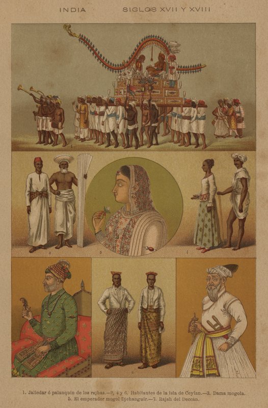 India, 17. és 18. század (színes litó) alkotó: European School