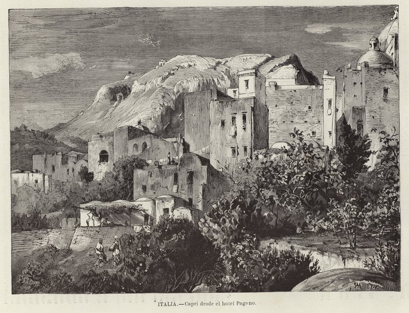 Olaszország - Capri a Pagano szállodától alkotó: European School