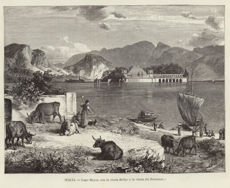 Olaszország - Maggiore-tó, Isola Bella és Isola dei Pescatori alkotó: European School