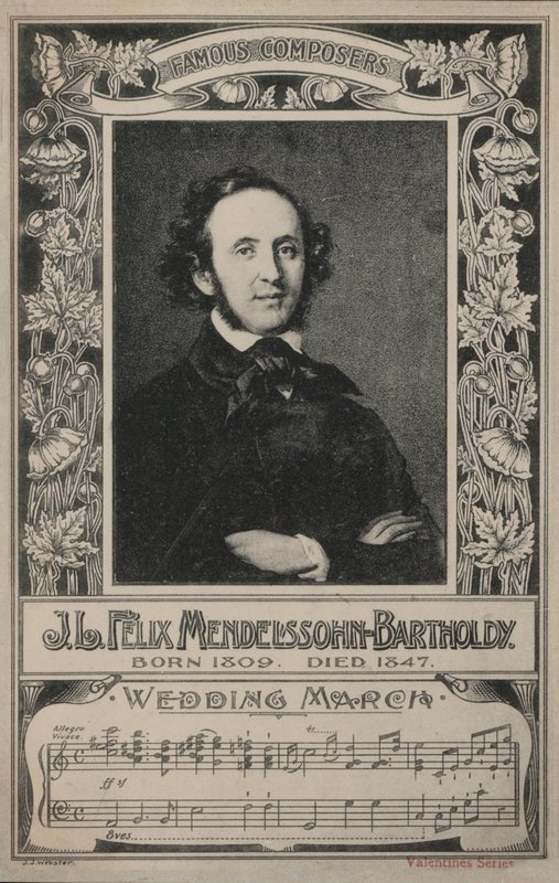 J L Felix Mendelssohn-Bartholdy, portré (litográfia) alkotó: European School