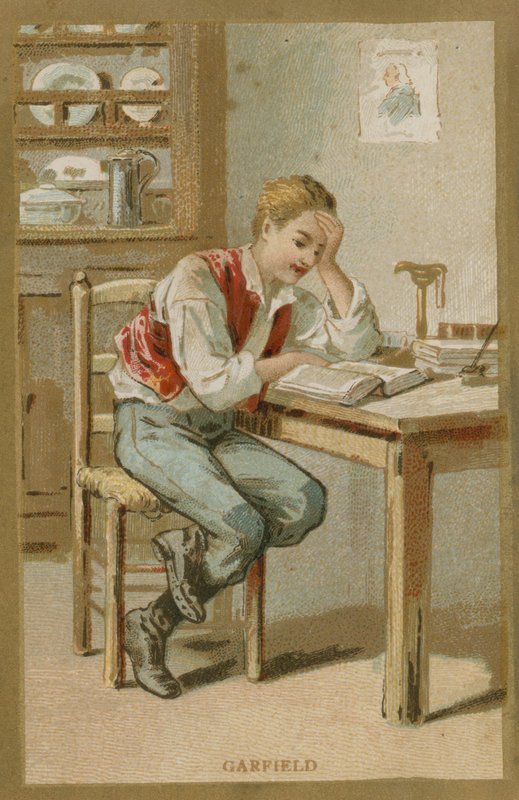 James Garfield, az Egyesült Államok 20. elnöke, fiúként alkotó: European School