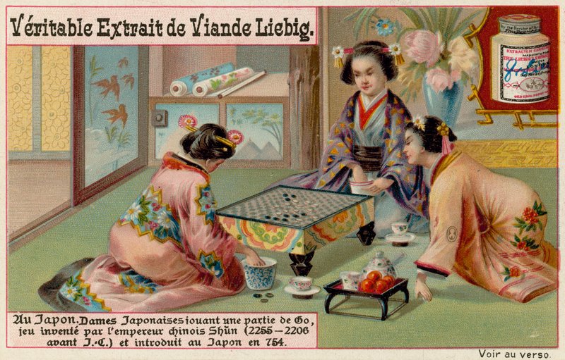 Japán nők társasjátékkal játszanak alkotó: European School