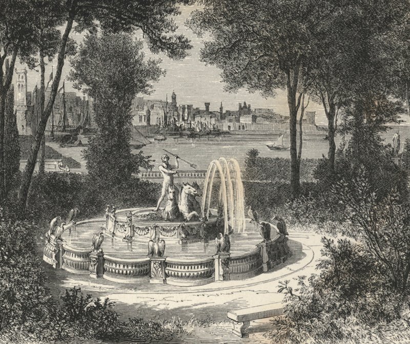 Doria Gardens (metszet) alkotó: European School