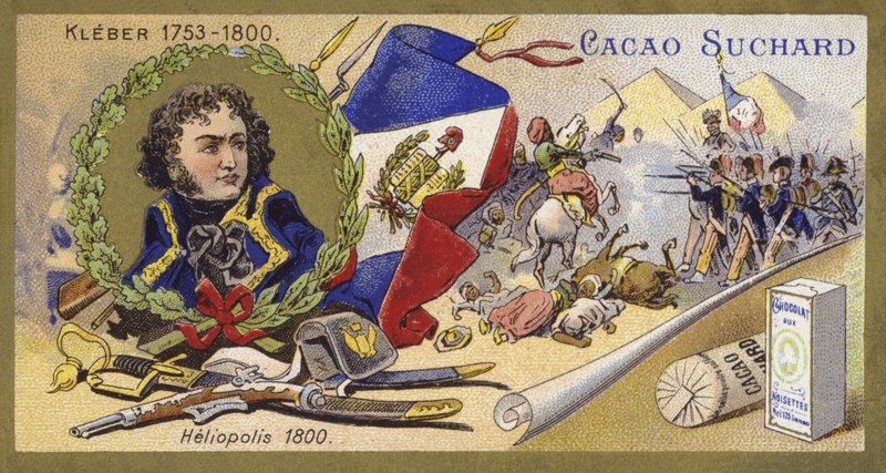 Jean-Baptiste Kleber és a heliopolisi csata, Egyiptom, 1800 alkotó: European School