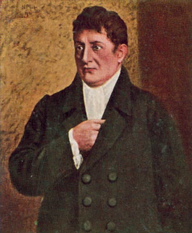 Johann Gottlieb Fichte, német filozófus és író (színes litográfia) alkotó: European School