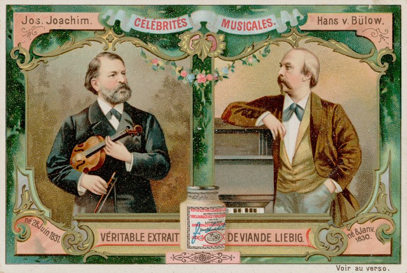 Joseph Joachim és Hans von Bulow alkotó: European School
