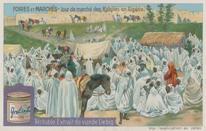 Kabil piac napja Algériában alkotó: European School