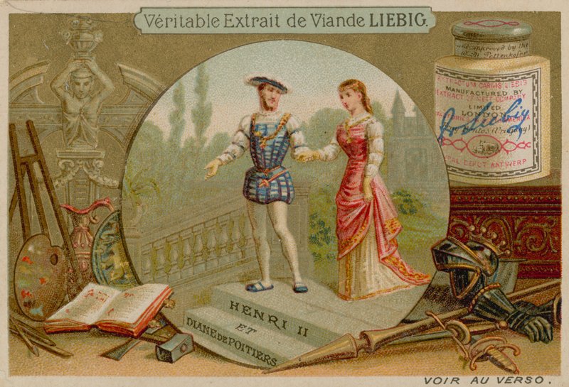 Henrik király és Diane de Poitiers alkotó: European School