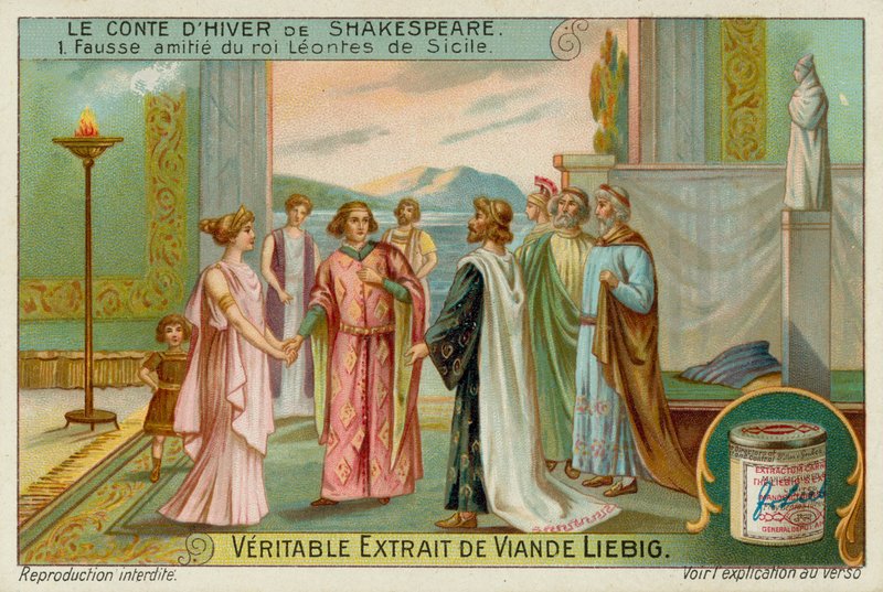 Leontes király, Hermione királyné és Polyxenes király alkotó: European School