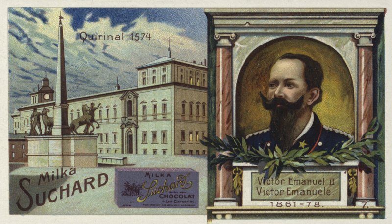 Viktor Emmánuel olasz király és a Quirinal-palota, Róma alkotó: European School