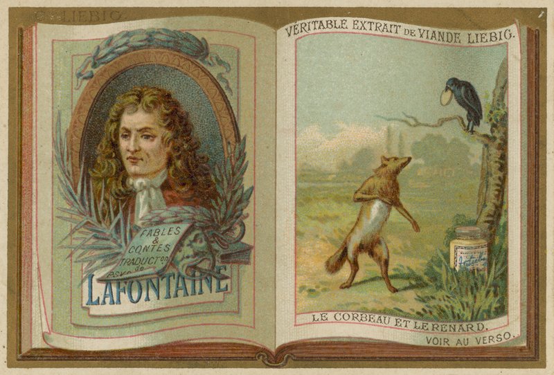 Lafontaine: A holló és a róka alkotó: European School