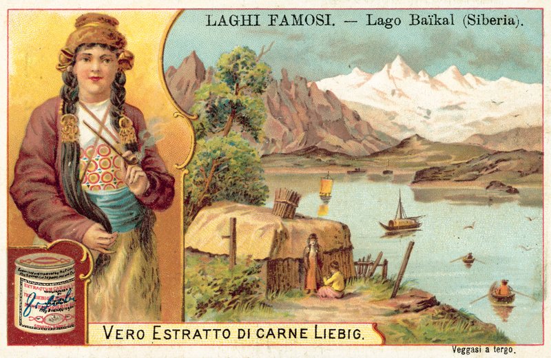 Bajkál-tó, Szibéria (chromolitho) alkotó: European School
