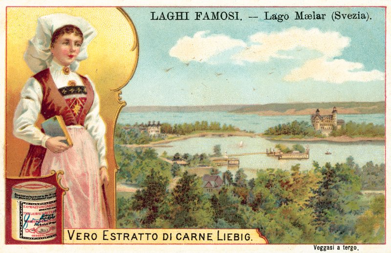 Malar-tó, Svédország (chromolitho) alkotó: European School
