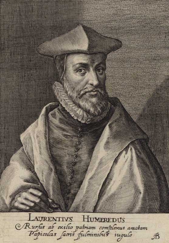 Laurence Humphrey, angol teológus, az oxfordi Magdalen College elnöke (metszet) alkotó: European School