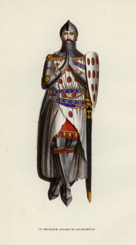 Le Chevalier Gifford De Leckhampton (színes metszet) alkotó: European School