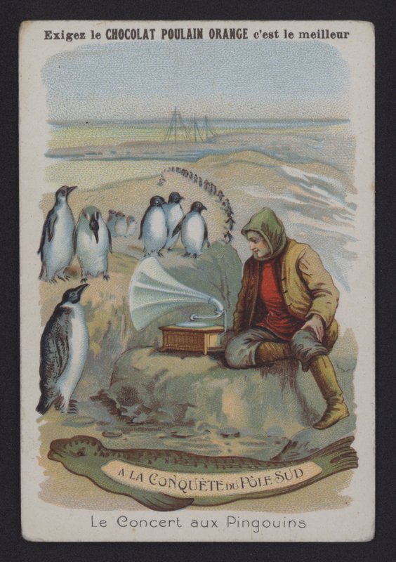 Le Concert aux Pengouins (színes litho) alkotó: European School