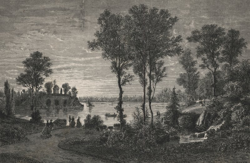 A Lac De Gravelle, In The Bois De Vincennes (metszet) alkotó: European School